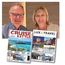 CEO Rudy Beckx, publisher & Managing Director of CRUISE & STYLE®  and  LUX & TRAVEL®. 