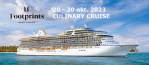 20 okt 2023: Exclusieve Culinary Footprints Cruise, 10-daagse reis