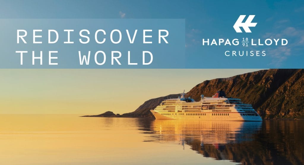 Expeditieschip HANSEATIC nature van Hapag-Lloyd Cruises in winterse Scandinavische wateren