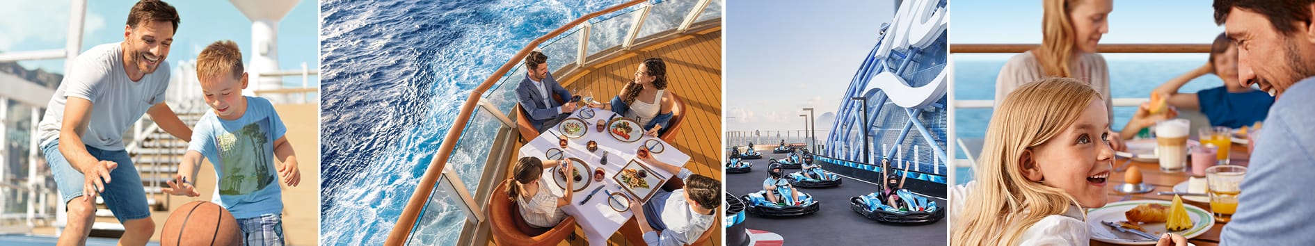 met kinderen op cruise